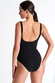 SHAN Classic One-Piece Swimsuit - Black