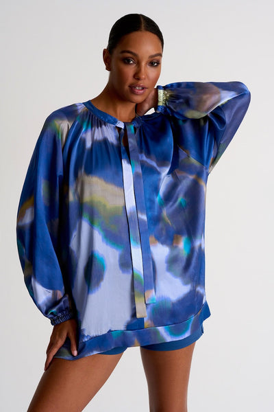 Silk Blouse - 52421-62-952 02 / 952 Iris / 100% SILK