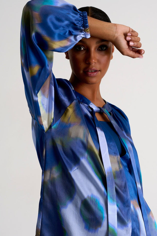 Silk Blouse - 52421-62-952 02 / 952 Iris / 100% SILK