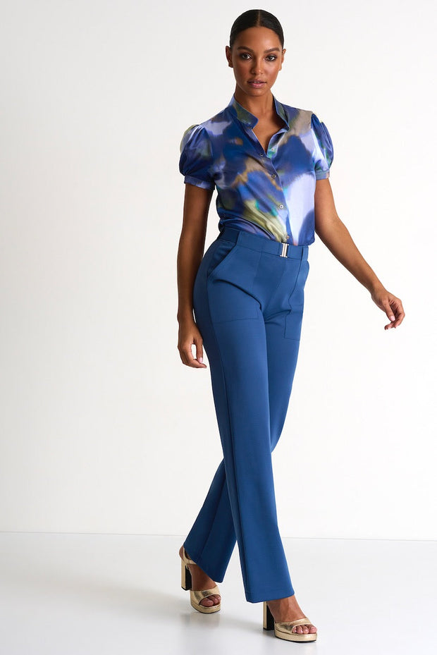Elegant Belted Pants - 52427-52-530
