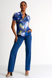 Elegant Belted Pants - 52427-52-530
