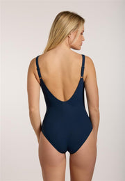 SUNFLAIR V-Neck One Piece Swim