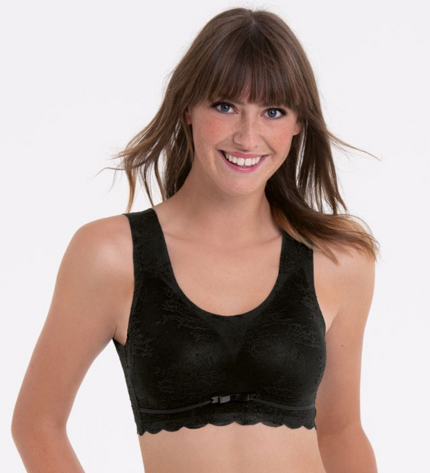 ANITA Essentials Wirefree Lace Bralette - Black