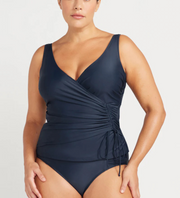 ARTESANDS  Rembrant Tankini Top - Navy