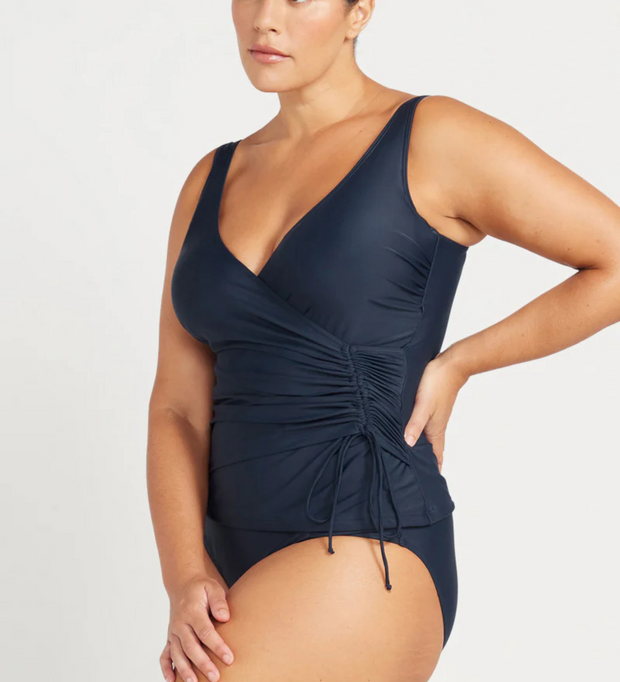 ARTESANDS  Rembrant Tankini Top - Navy