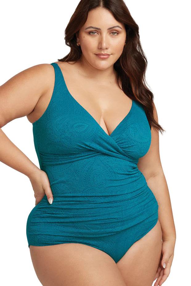 Artesands Hues Hayes D- & Dd-cup Underwire One-piece Swimsuit In