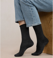 BLEUFORET Roll Top Wool Socks