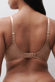 CHANTELLE Belle Plunge Spacer Bra - Coffee Latte