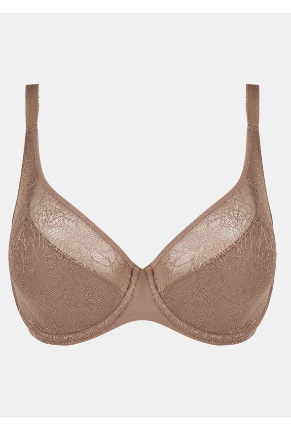 CHANTELLE Belle Plunge Spacer Bra - Coffee Latte