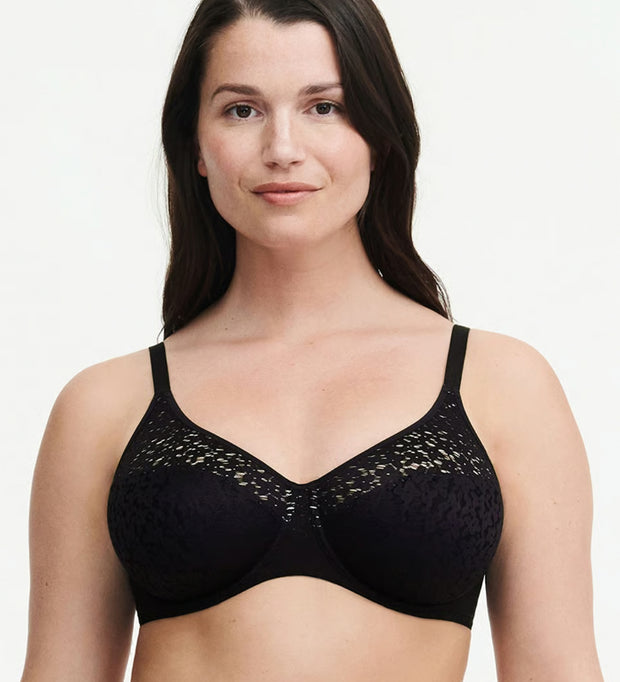 Chantelle Norah Supportive Wire Free Bra Pale Rose 32D at