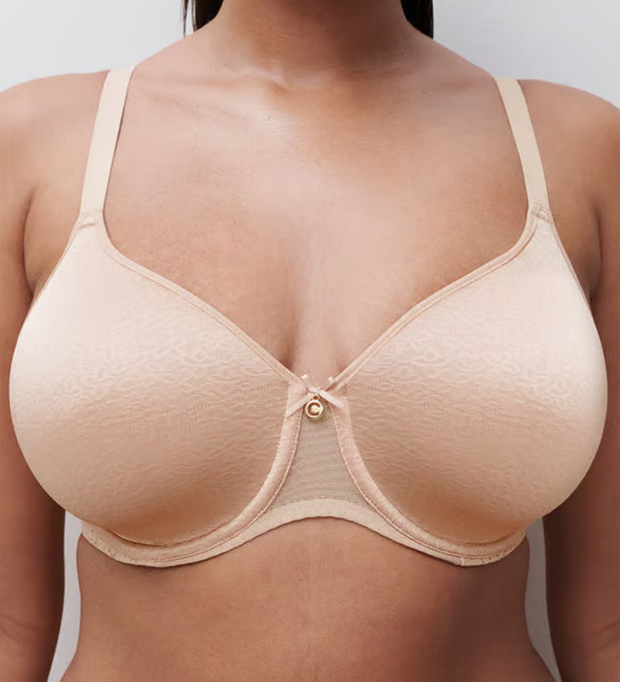 CHANTELLE Norah Comfort Full Coverage Spacer T-Shirt Bra - Nude Blush