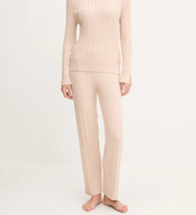 CHANTELLE Twist Cable Knit Lounge Set