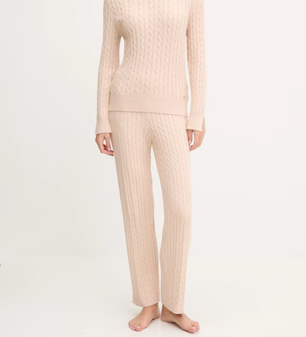 CHANTELLE Twist Cable Knit Lounge Set