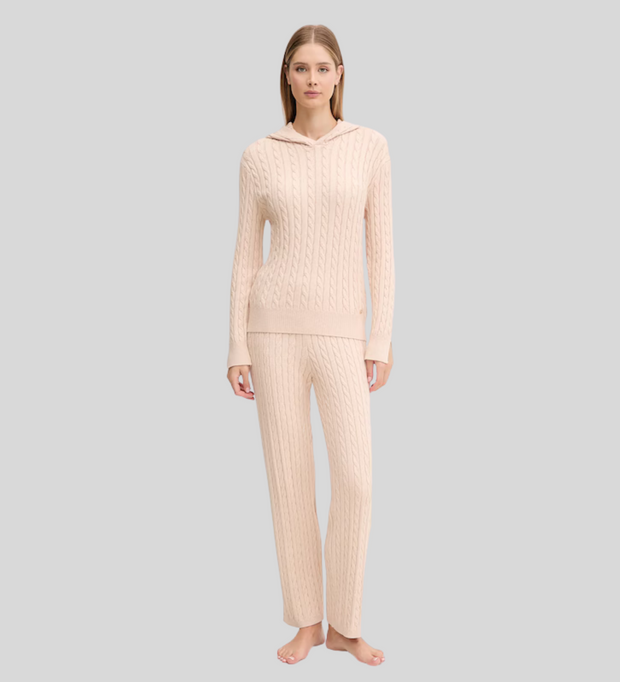 CHANTELLE Twist Cable Knit Lounge Set