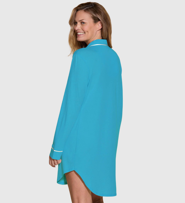 COSABELLA Bella Nightshirt - Turquoise