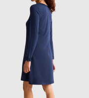 🍁FLEUR'T Nightshirt with Shelf Bra - Navy