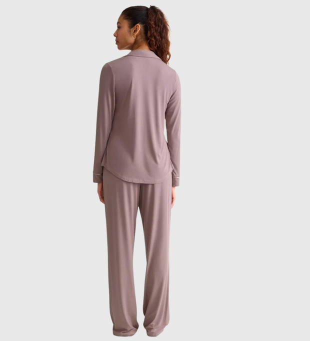 🍁FLEUR'T Button Down PJ Set - Cappuccino