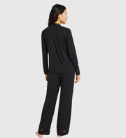 🍁FLEUR'T Tuxedo PJ Set - Black