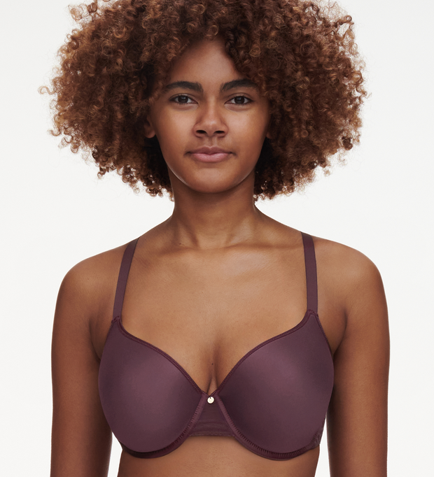 CHANTELLE C Jolie Comfort Convertible T-Shirt Bra- Aubergine