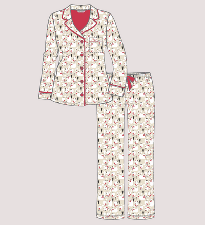 KAYANNA Polar Bear Flannel PJ Set