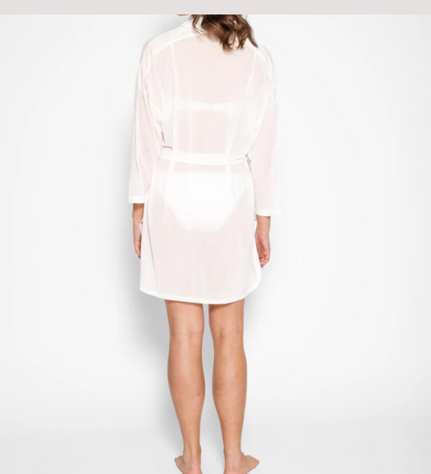 KOY Escape Mesh Cover Up Shirt Dress