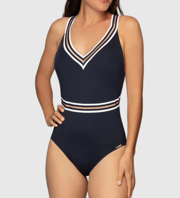 LISE CHARMEL Energie Nautique One piece Swimsuit - Navy