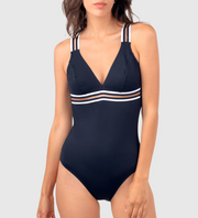 LISE CHARMEL Energie Nautique Wireless One-Piece Swimsuit - Navy
