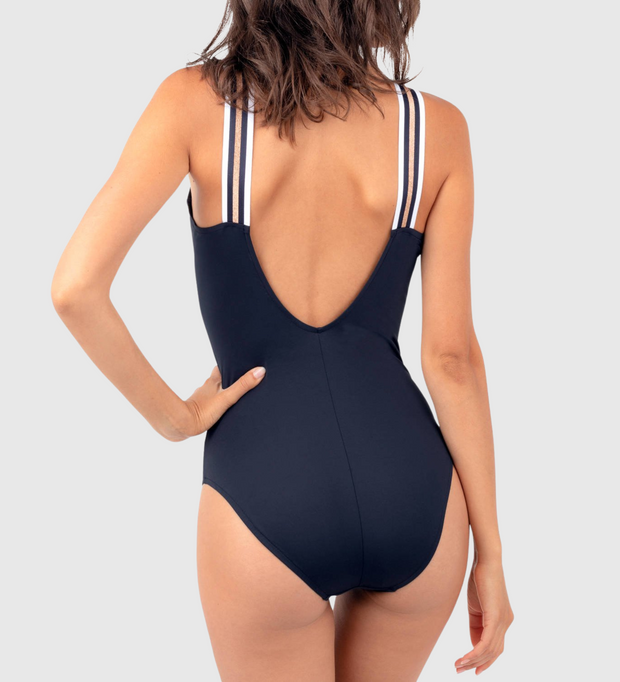 LISE CHARMEL Energie Nautique Wireless One-Piece Swimsuit - Navy