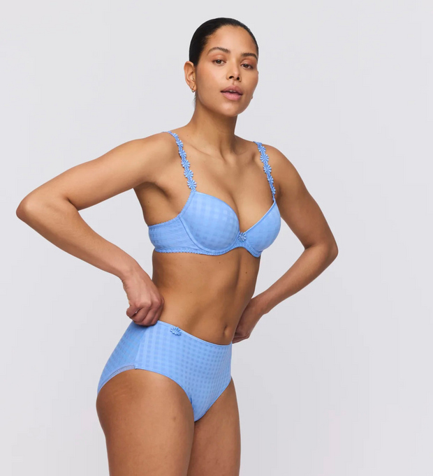 MARIE JO Avero Padded Plunge Bra - Santorini Blue