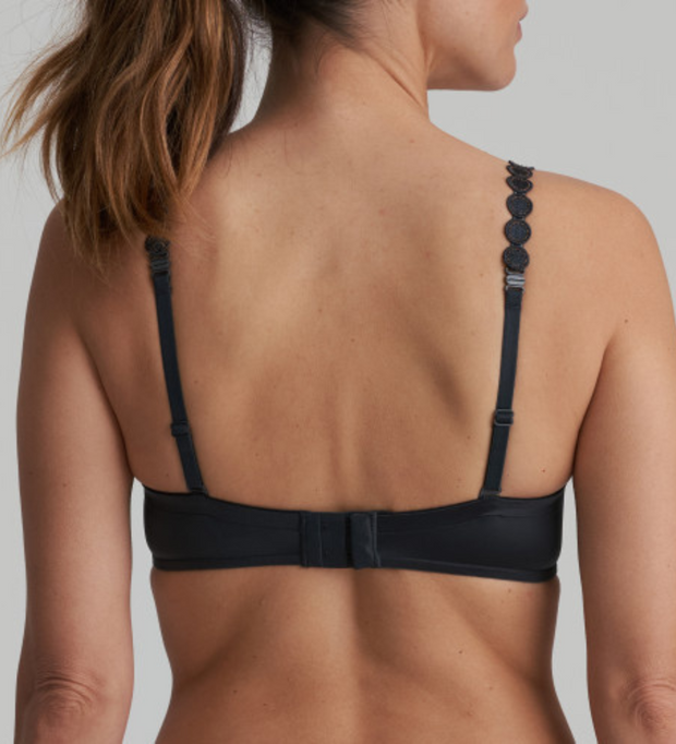 MARIE JO Tom Padded Plunge Bra - Graphite Grey