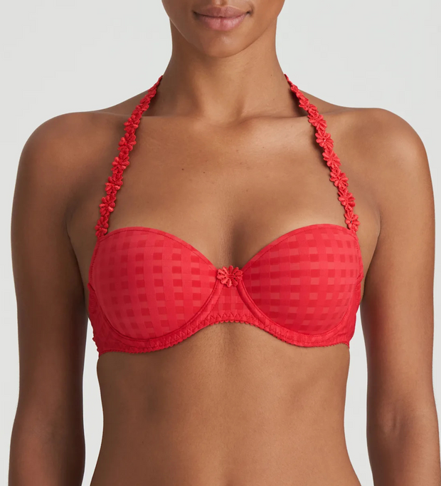 MARIE JO Avero Padded Balcony Bra - Scarlet