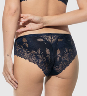 MEY Luxurious Lace Hipster - Night Blue