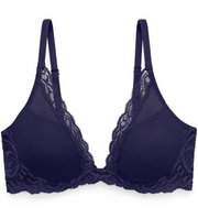 NATORI Feathers Plunge Bra - Navy