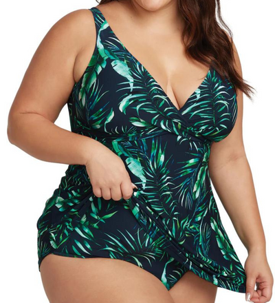 Ruched Mastectomy, Chlorine Resistant One Piece Swimsuit: with a woven  shelf bust support and ruched design feature
