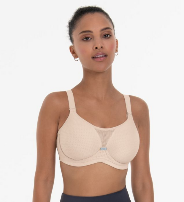 Full Figure Non-wired Seamless Padded Bra with Wide Straps Anita 5811 Desert