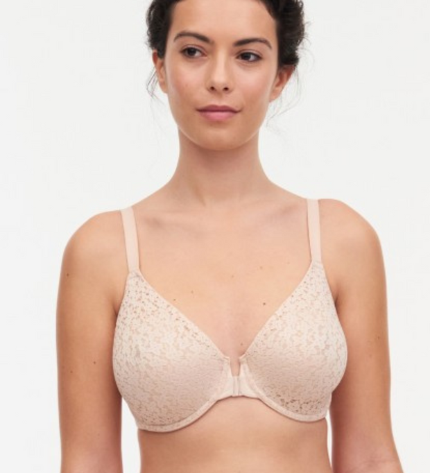 Nearly Nude Seamless Bra with Optional Straps (584904), Beige Almond, Small  