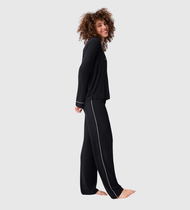 PJ SALVAGE Modal PJ Set - Black