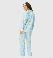 PJ SALVAGE Beary Cute 3-Piece Flannel PJ Set