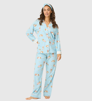 PJ SALVAGE Beary Cute 3-Piece Flannel PJ Set