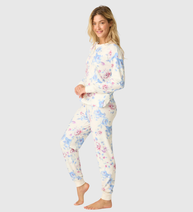 PJ SALVAGE Rodeo Rose Floral Print PJ Set
