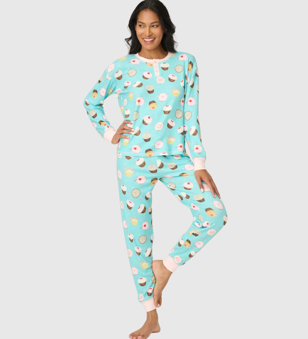PJ SALVAGE Butter Jersey Sweet Life PJ Set