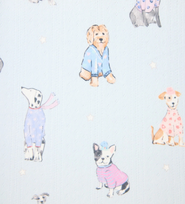 PJ SALVAGE Doggone Cold Dog Print Pointelle PJ Set