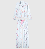 PJ SALVAGE Doggone Cold Dog Print Pointelle PJ Set