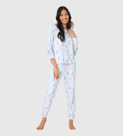 PJ SALVAGE Doggone Cold Dog Print Pointelle Lounge Set