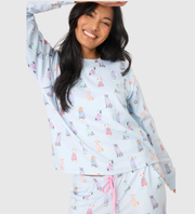 PJ SALVAGE Doggone Cold Dog Print Pointelle Lounge Set