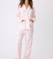 PJ SALVAGE Rose All Day Flannel PJ Set