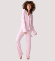 PJ SALVAGE PJS x Susan G. Komen Modal PJ Set - Breast Cancer Pink Ribbon