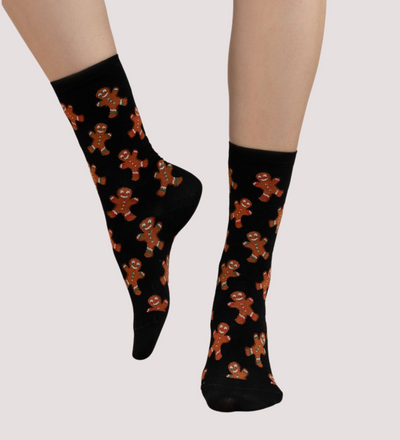 BLEUFORET Cotton Gingerbread Socks