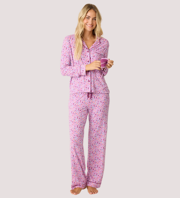 PJ SALVAGE Sweet Dreams Modal PJ Set - Lilac