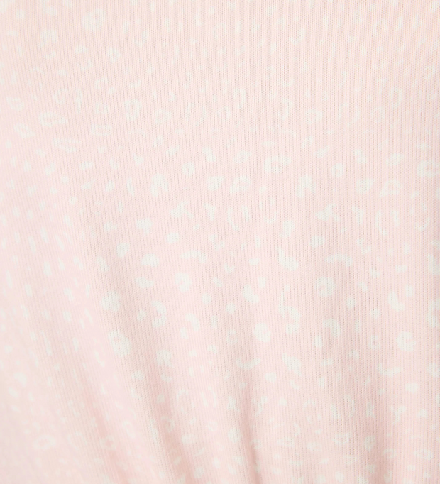 PJ SALVAGE PJS x Susan G. Komen Leopard Love Robe - Blush